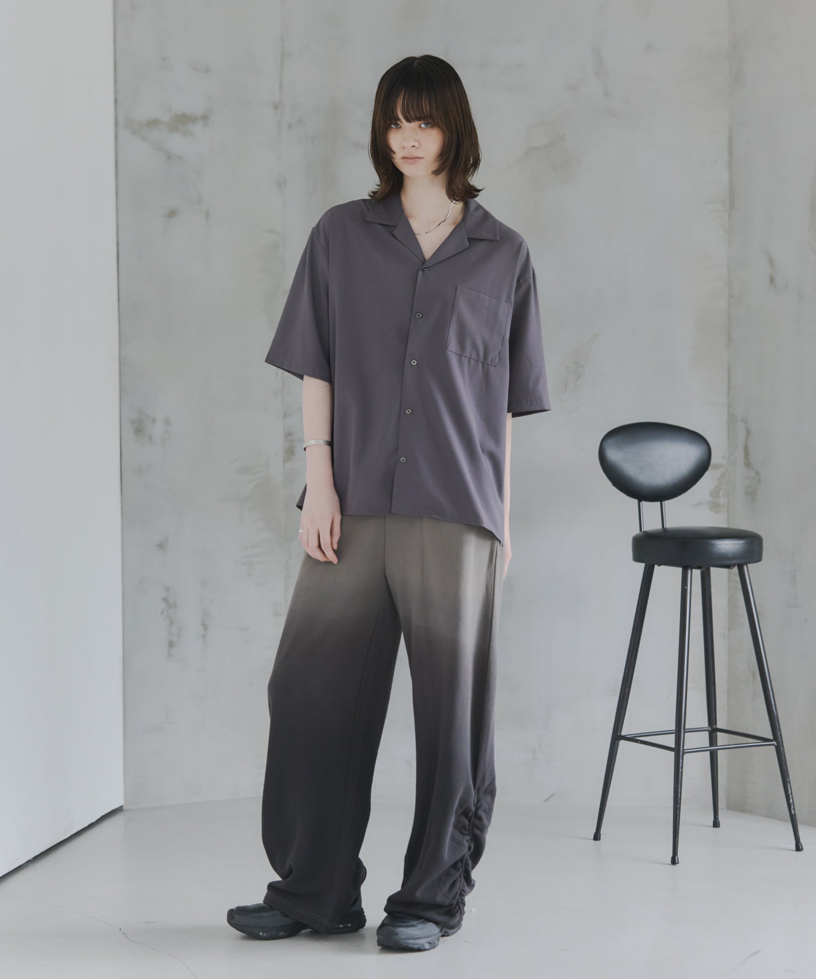 Side-Gather Gradient Sweatpants / サイドギャザー グラデーションスウェットパンツ