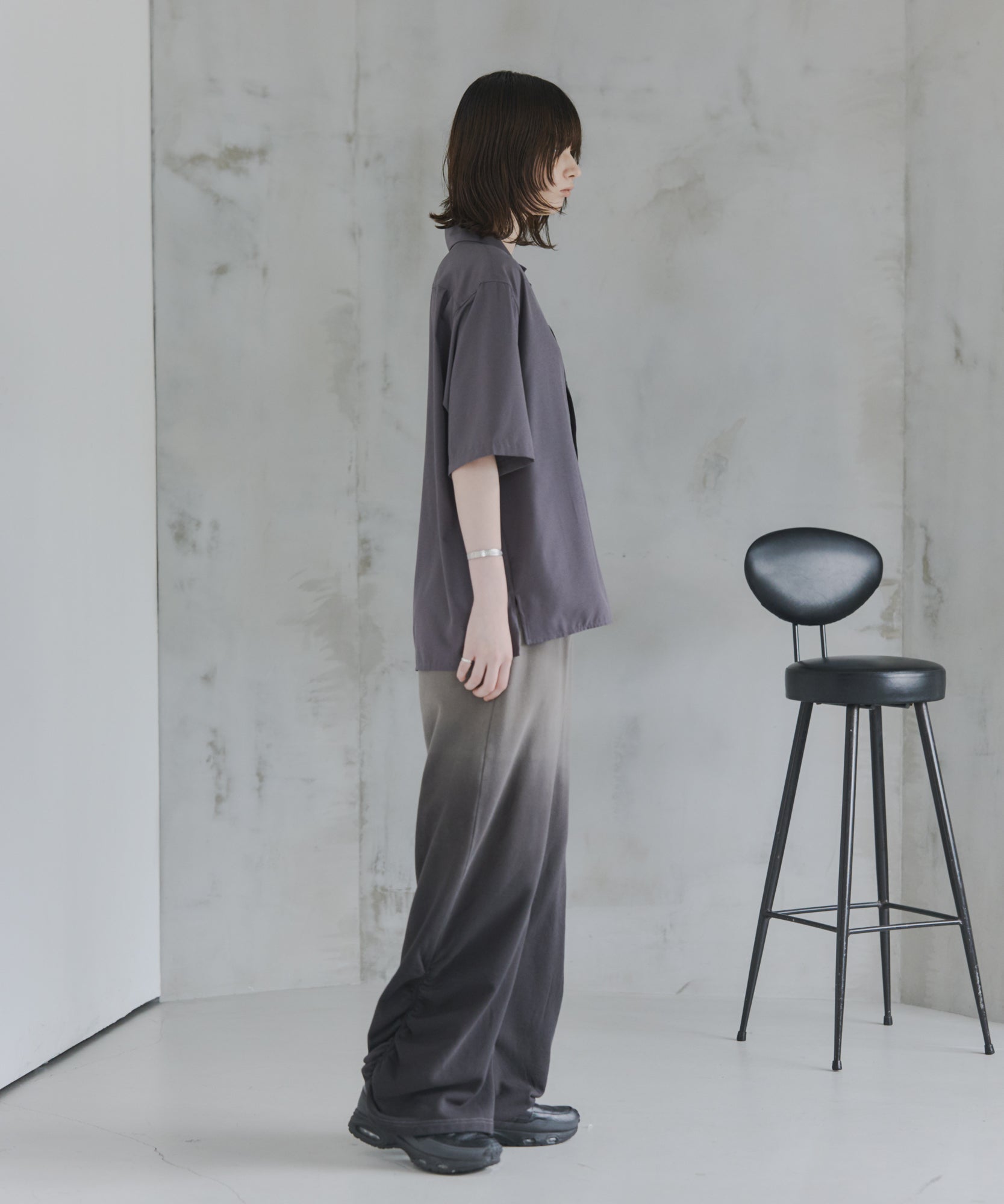 Side-Gather Gradient Sweatpants / サイドギャザー グラデーションスウェットパンツ