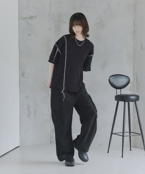 Stitch Knit T-Shirt / ステッチニットTシャツ