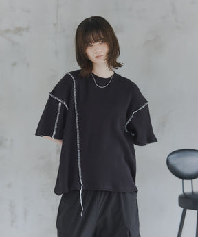 Stitch Knit T-Shirt / ステッチニットTシャツ