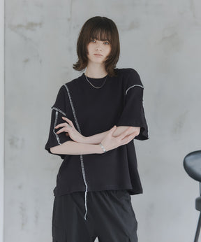 Stitch Knit T-Shirt / ステッチニットTシャツ