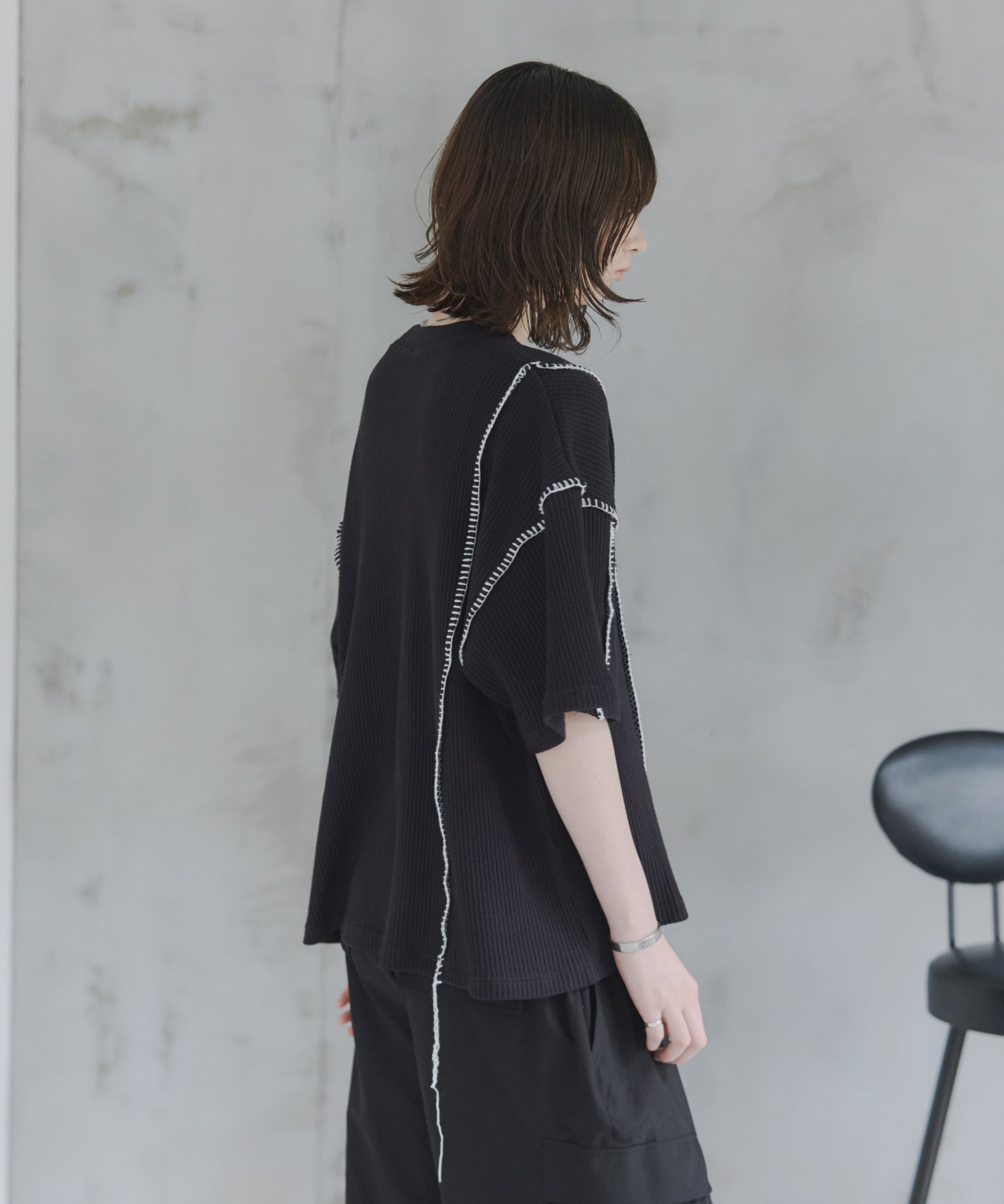 Stitch Knit T-Shirt / ステッチニットTシャツ