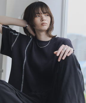 Stitch Knit T-Shirt / ステッチニットTシャツ