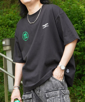 25SS【INHABITANT】ビッグシルエット バックプリント半袖Tシャツ