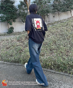 25SS【TOM&JERRY / トムトジェリー】ジェリー ビッグシルエットバックプリントTシャツ