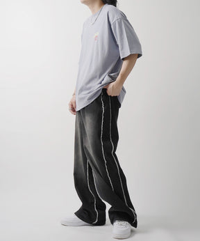 25SS 【DOMDOM / ドムドムハンバーガー】 ビッグシルエット バックプリント半袖Tシャツ