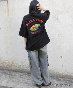 25SS【Disney Pixar / ディズニーピクサー】トイ・ストーリー ビッグシルエット半袖プリントTシャツ カットソー メンズ レディース
