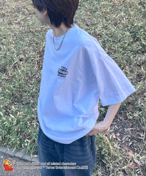 25SS【TOM&JERRY / トムトジェリー】足跡 ビッグシルエットバックプリントTシャツ