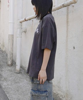 25SS ハートワンポイント刺繍 半袖Tシャツ