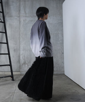 ニュアンス グラデーション ニット プルオーバー