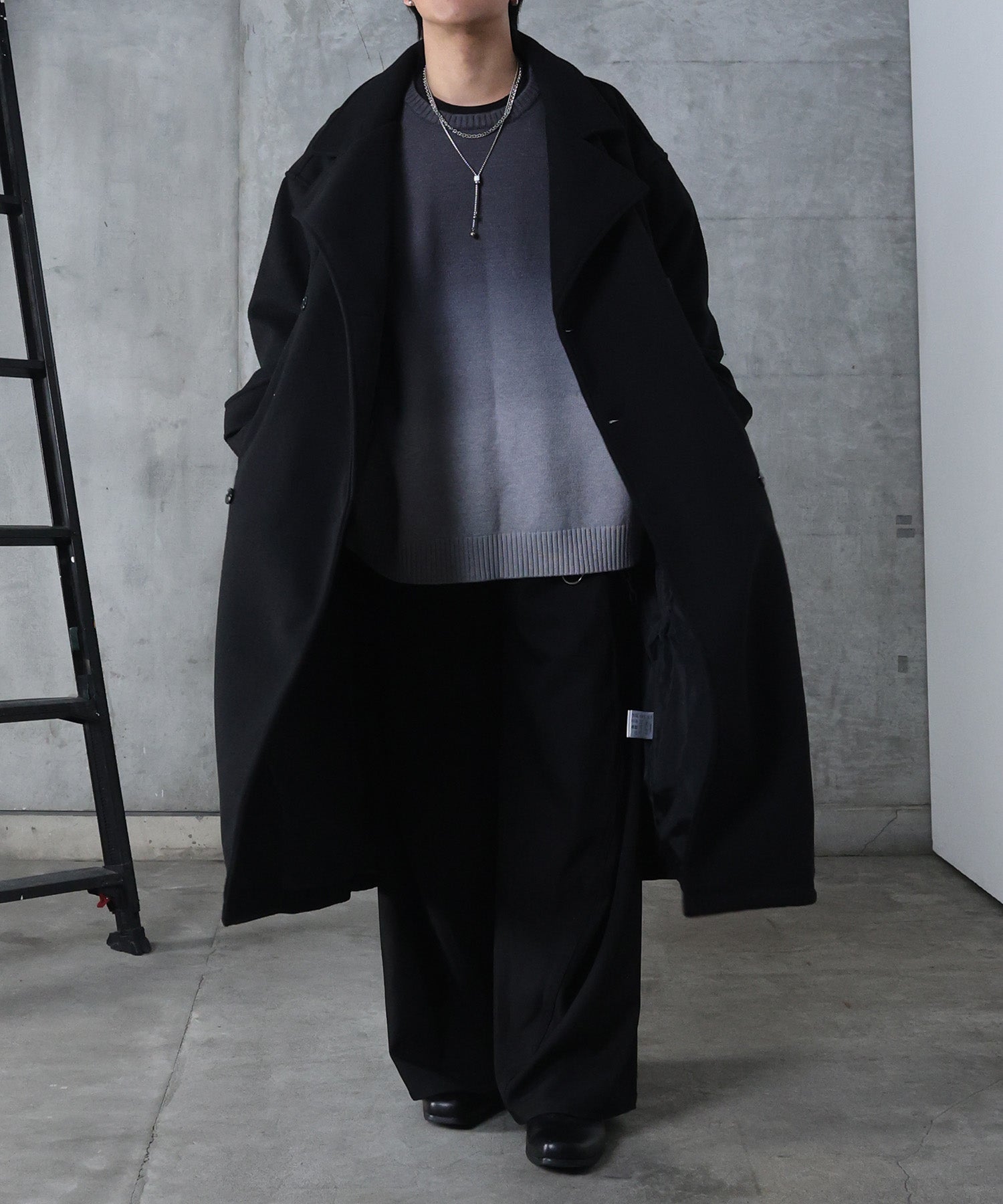 ニュアンス グラデーション ニット プルオーバー