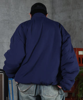 2WAY リバーシブル ナイロン ドローコード ボアブルゾン