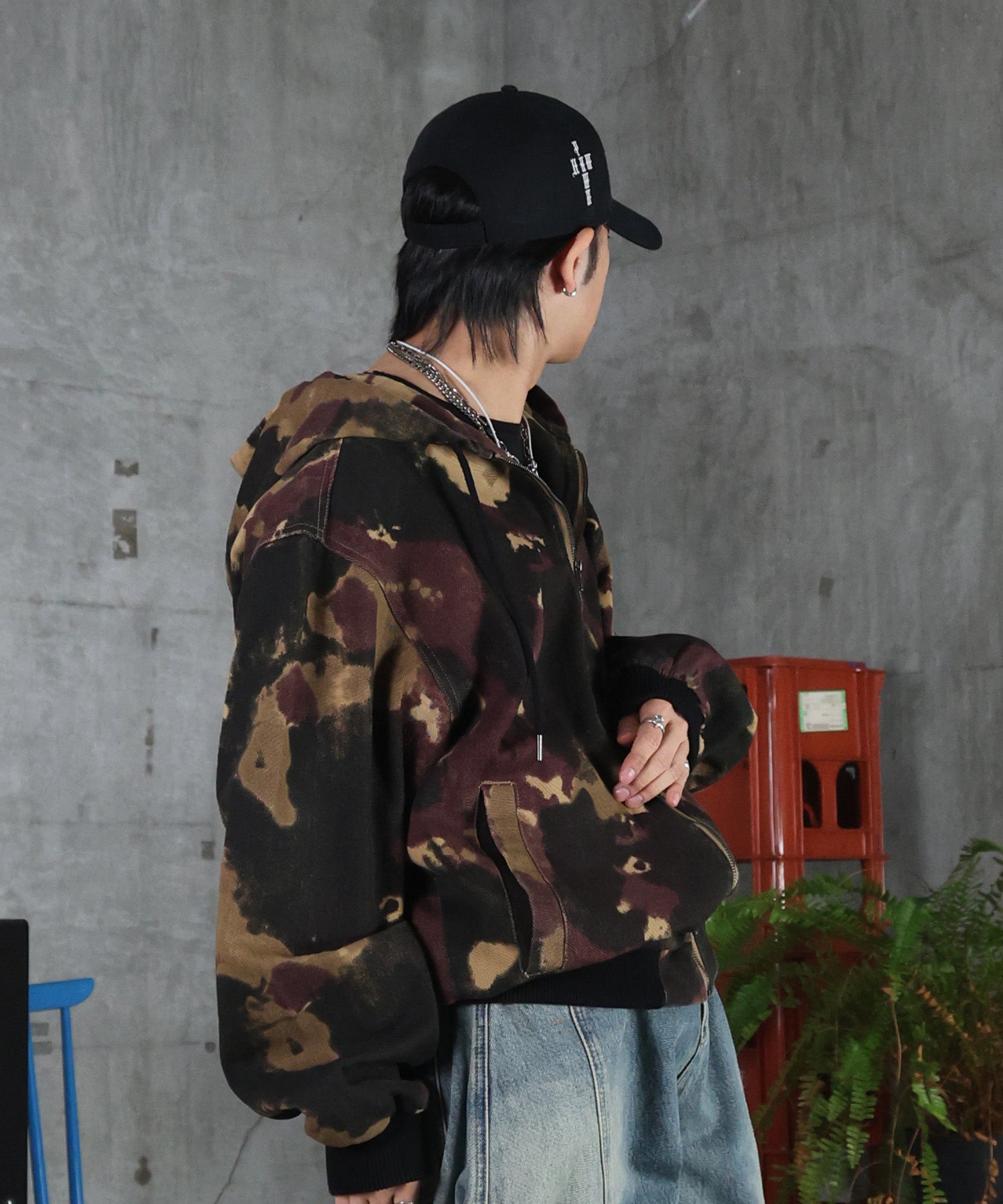 Labordi / ラボード】ツリーカモ柄 リアルツリー / デニム / ケミカル