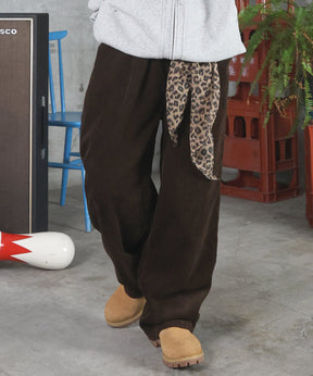 コーデュロイ ワイドパンツ