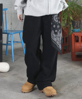 コーデュロイ ワイドパンツ