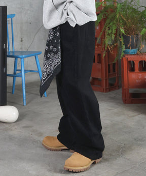 コーデュロイ ワイドパンツ