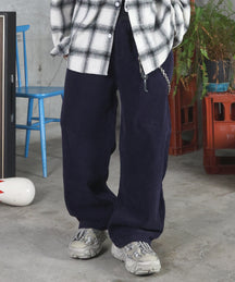 コーデュロイ ワイドパンツ