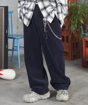 コーデュロイ ワイドパンツ