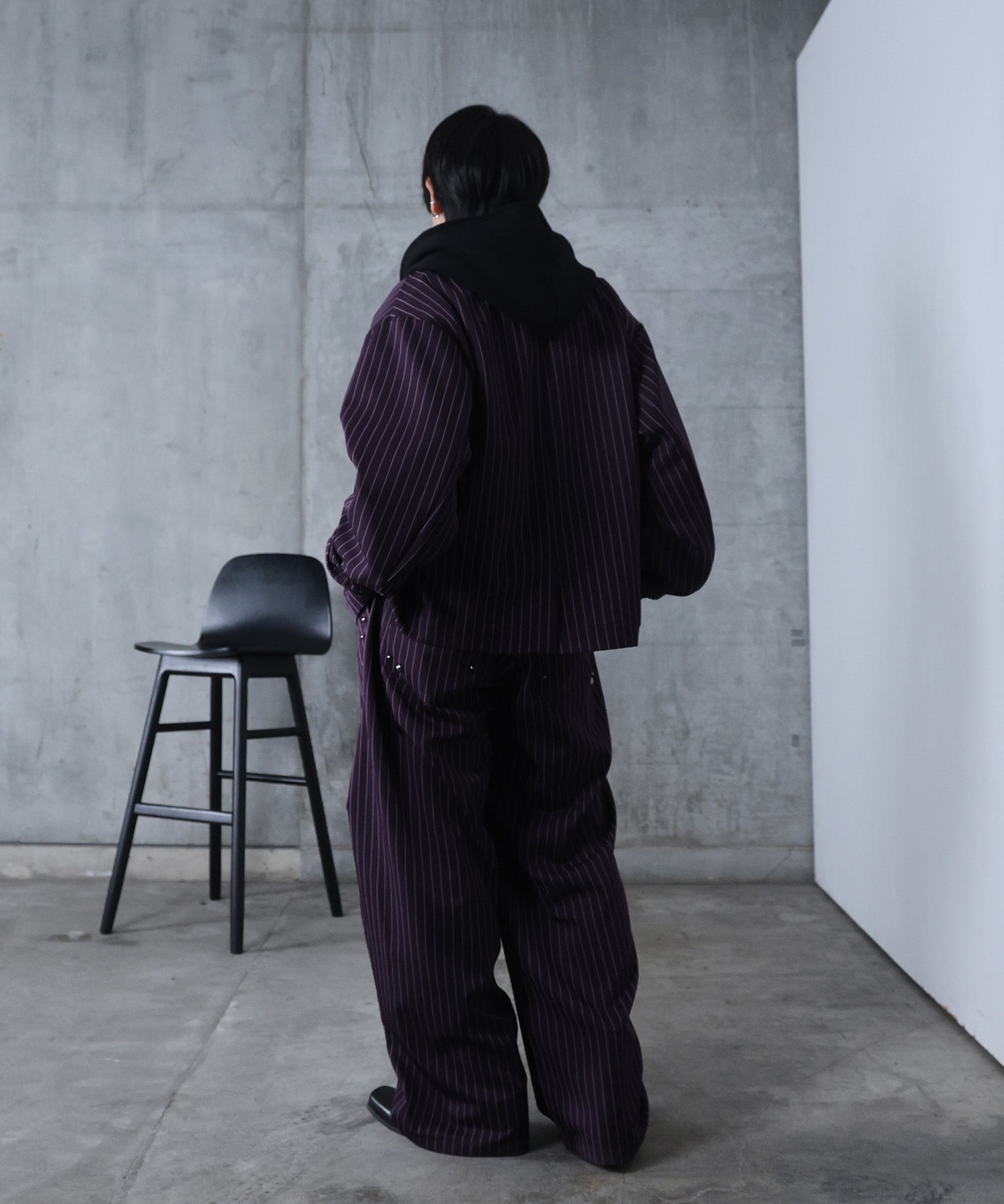 スタッズ ショート ダブルジャケット