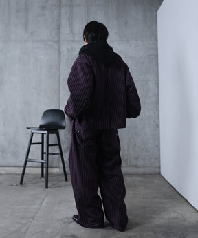 スタッズ ショート ダブルジャケット