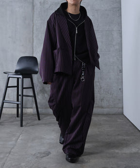 スタッズ ショート ダブルジャケット