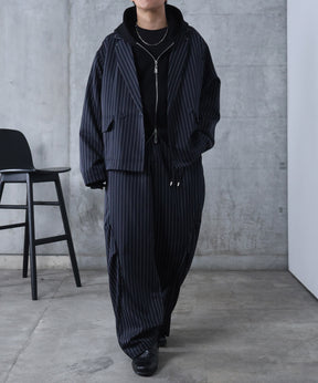 スタッズ ショート ダブルジャケット