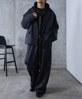 スタッズ ショート ダブルジャケット