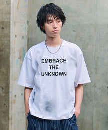 VINTAGE LIKE SPRAYED LOGO T-SHIRT / ヴィンテージ風スプレーロゴTシャツ
