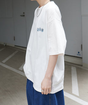 25SS【RED CAP GIRL】バックプリント ビッグシルエット半袖Tシャツ