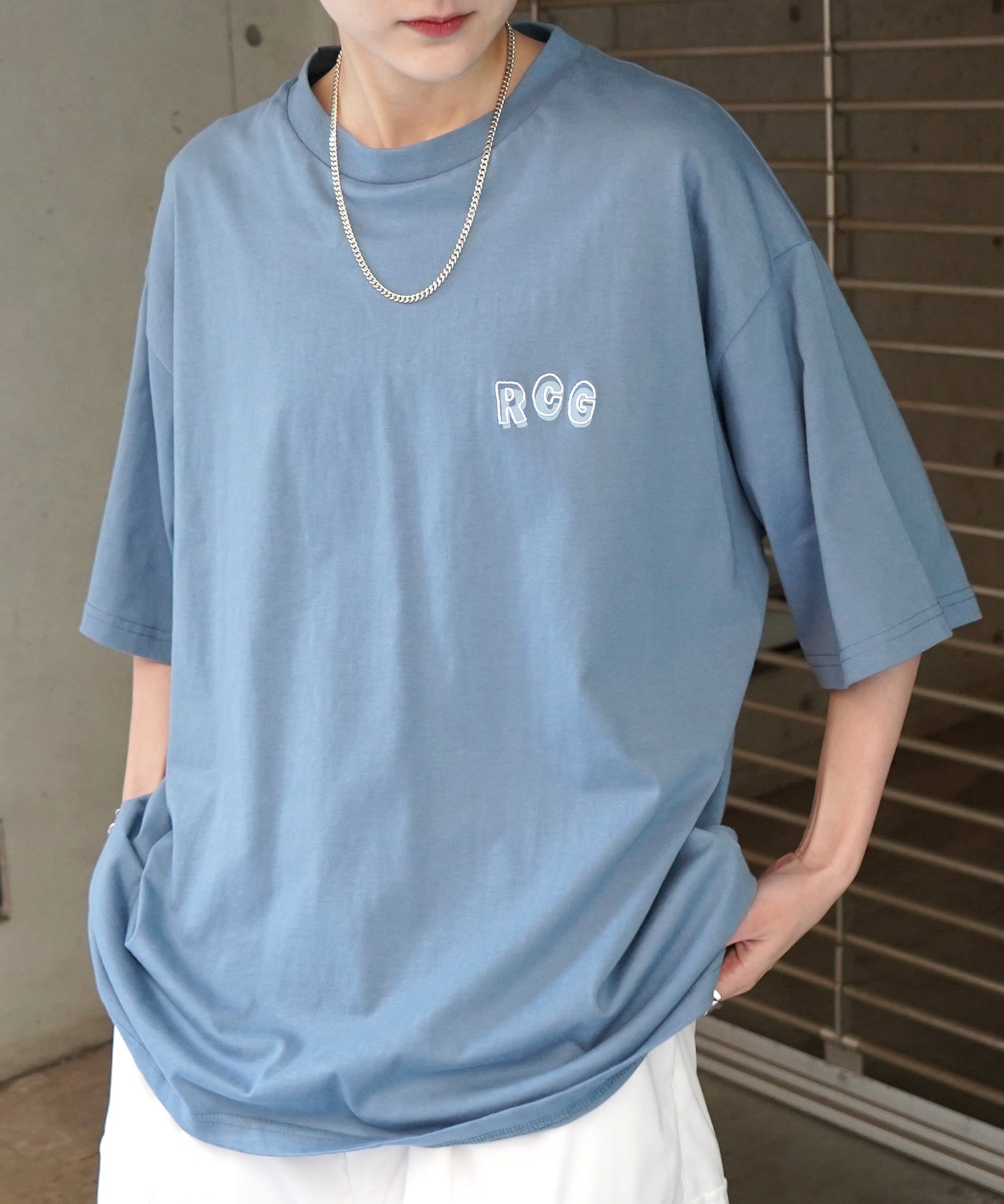 25SS【RED CAP GIRL】バックプリント ビッグシルエット半袖Tシャツ