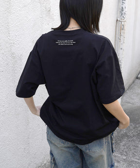 25SS ハートワンポイント刺繍 半袖Tシャツ