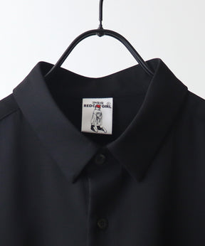 【PEZ × RED CAP GIRL】コラボ 25SS  無地 / クレリック配色 長袖ビッグシルエットシャツ