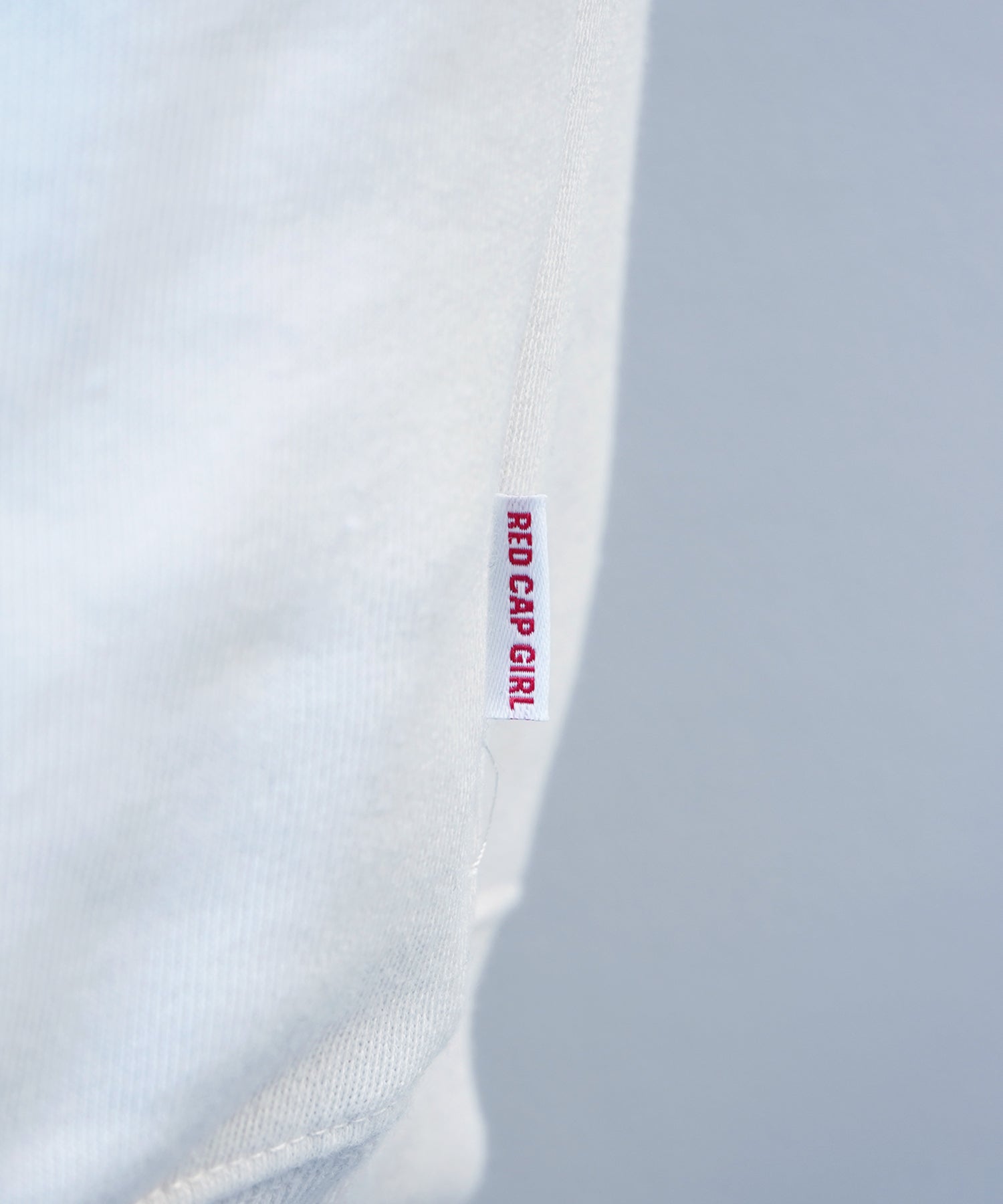 【PEZ × RED CAP GIRL】コラボ 24SS ビッグシルエット フロントプリントロゴ刺繍 プルオーバーパーカー