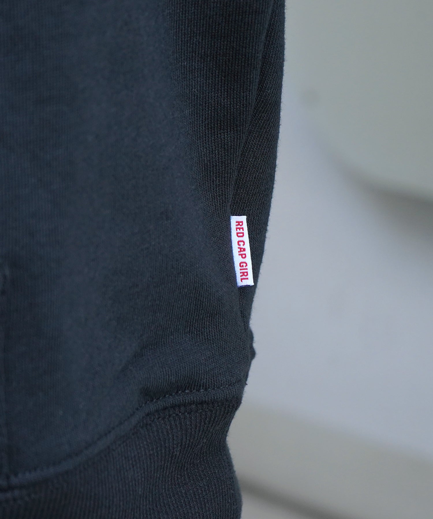 【PEZ × RED CAP GIRL】コラボ 24SS ビッグシルエット フロントプリントロゴ刺繍 プルオーバーパーカー