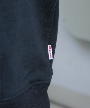 【PEZ × RED CAP GIRL】コラボ 24SS ビッグシルエット フロントプリントロゴ刺繍 プルオーバーパーカー
