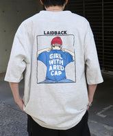 25SS【RED CAP GIRL】バックプリント ビッグシルエット半袖Tシャツ