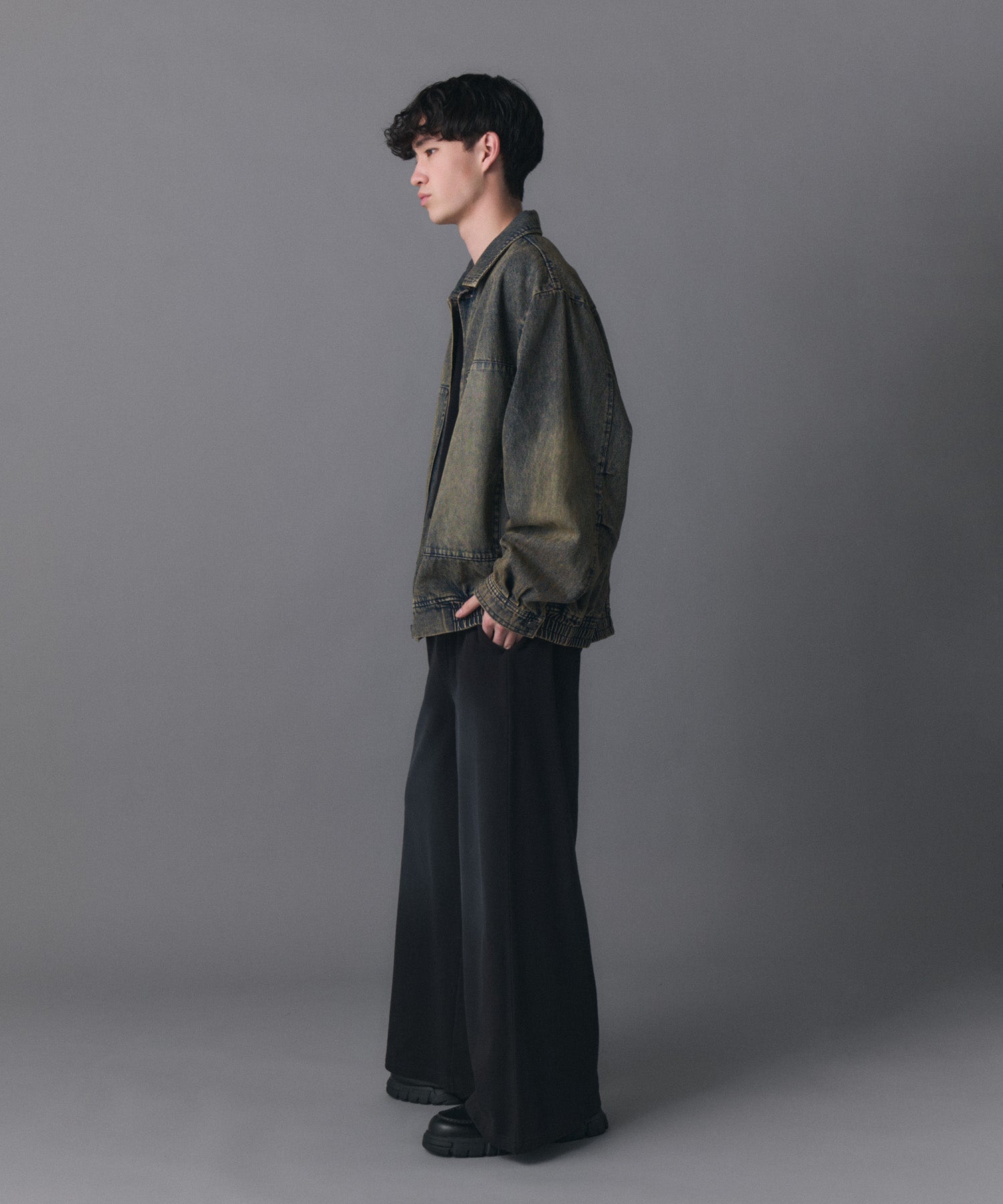Blasted Sweat Flare Pants / ブレストスウェットフレアパンツ