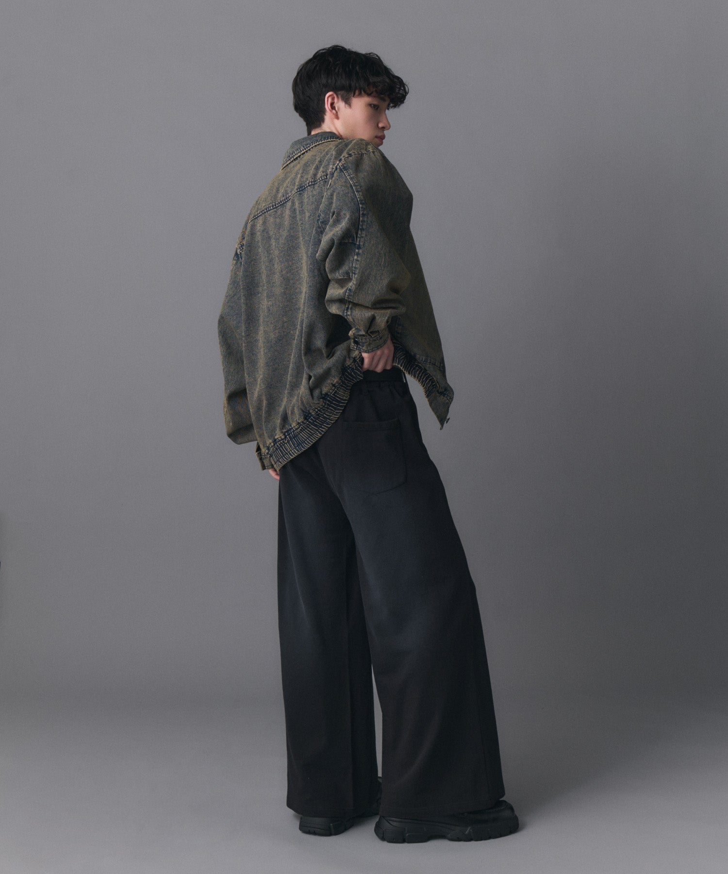 Blasted Sweat Flare Pants / ブレストスウェットフレアパンツ