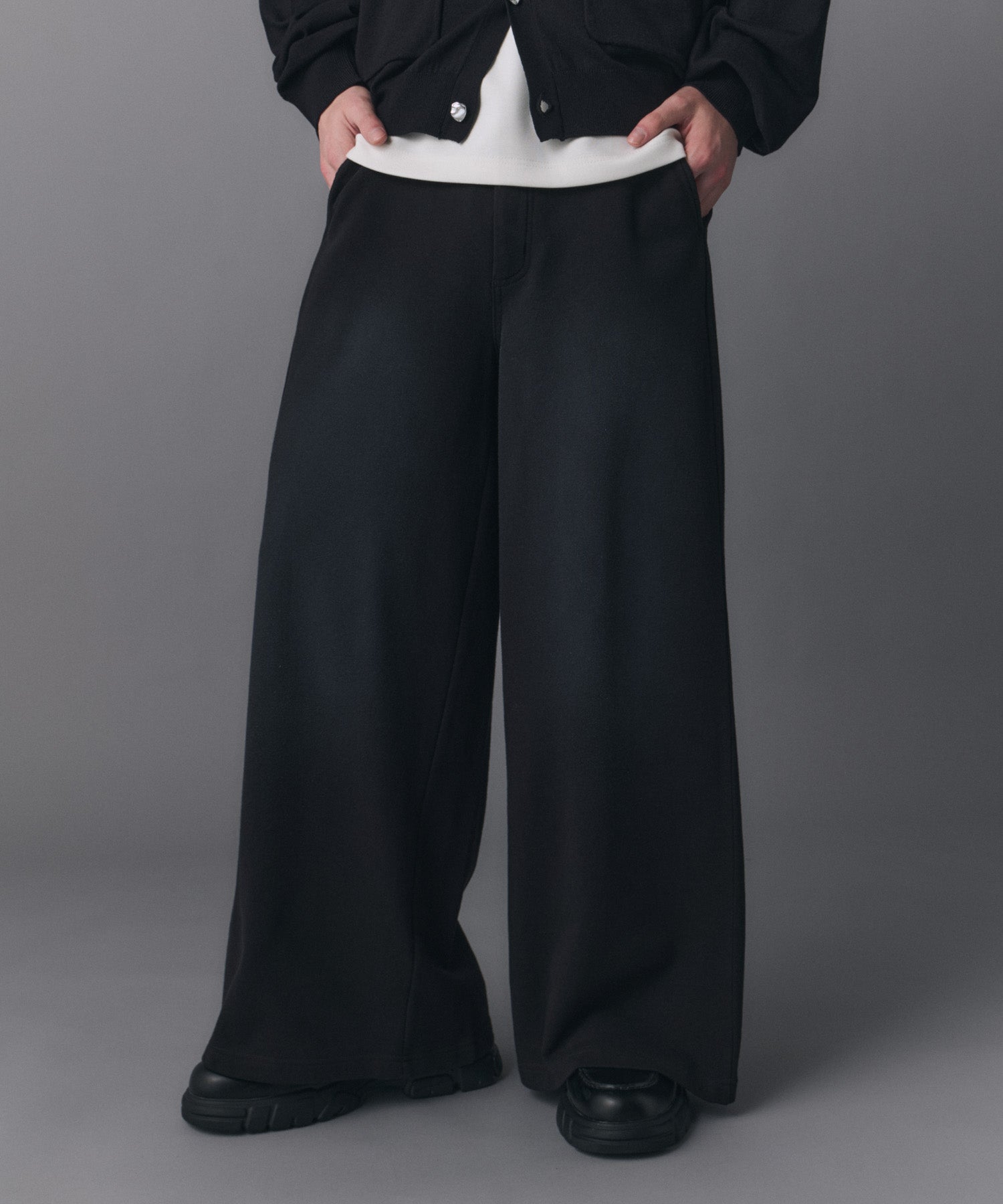 Blasted Sweat Flare Pants / ブレストスウェットフレアパンツ