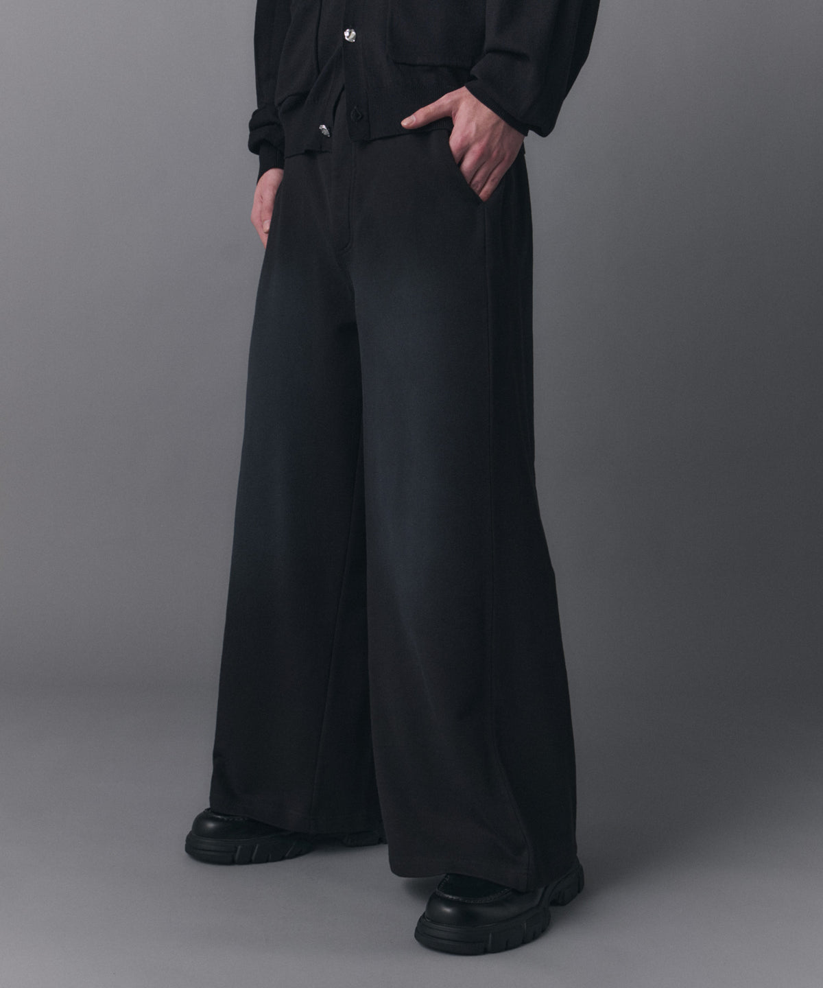 Blasted Sweat Flare Pants / ブレストスウェットフレアパンツ