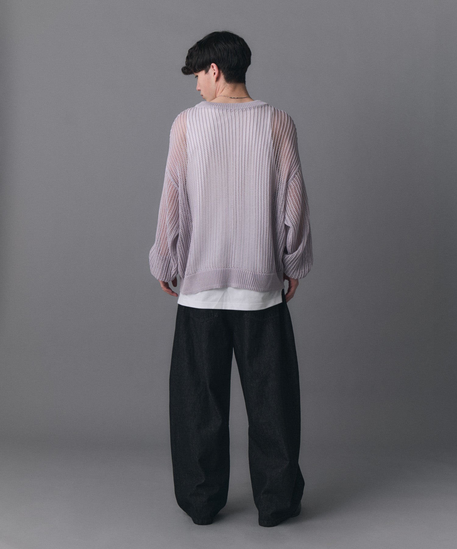 CONFIRM | Basic Sheer Knit Pullover / ベーシック シアーニットプル