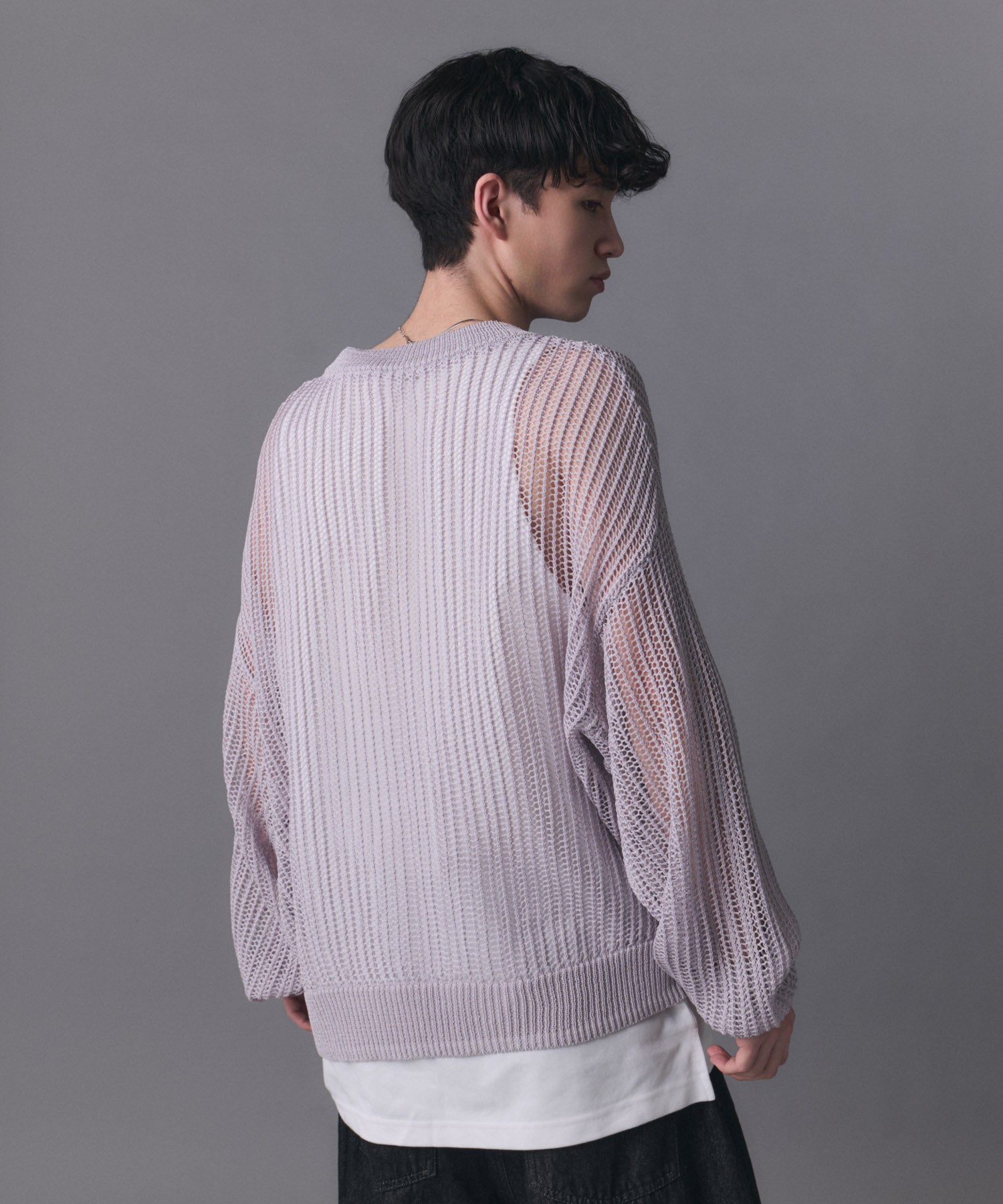CONFIRM | Basic Sheer Knit Pullover / ベーシック シアーニットプル