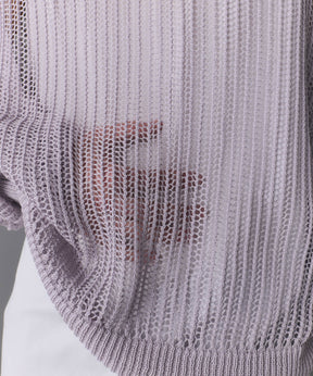 Basic Sheer Knit Pullover / ベーシック シアーニットプルオーバー