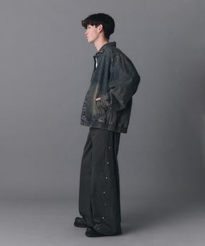 Peach Brushed Studded Pants / ピーチ起毛スタッズパンツ