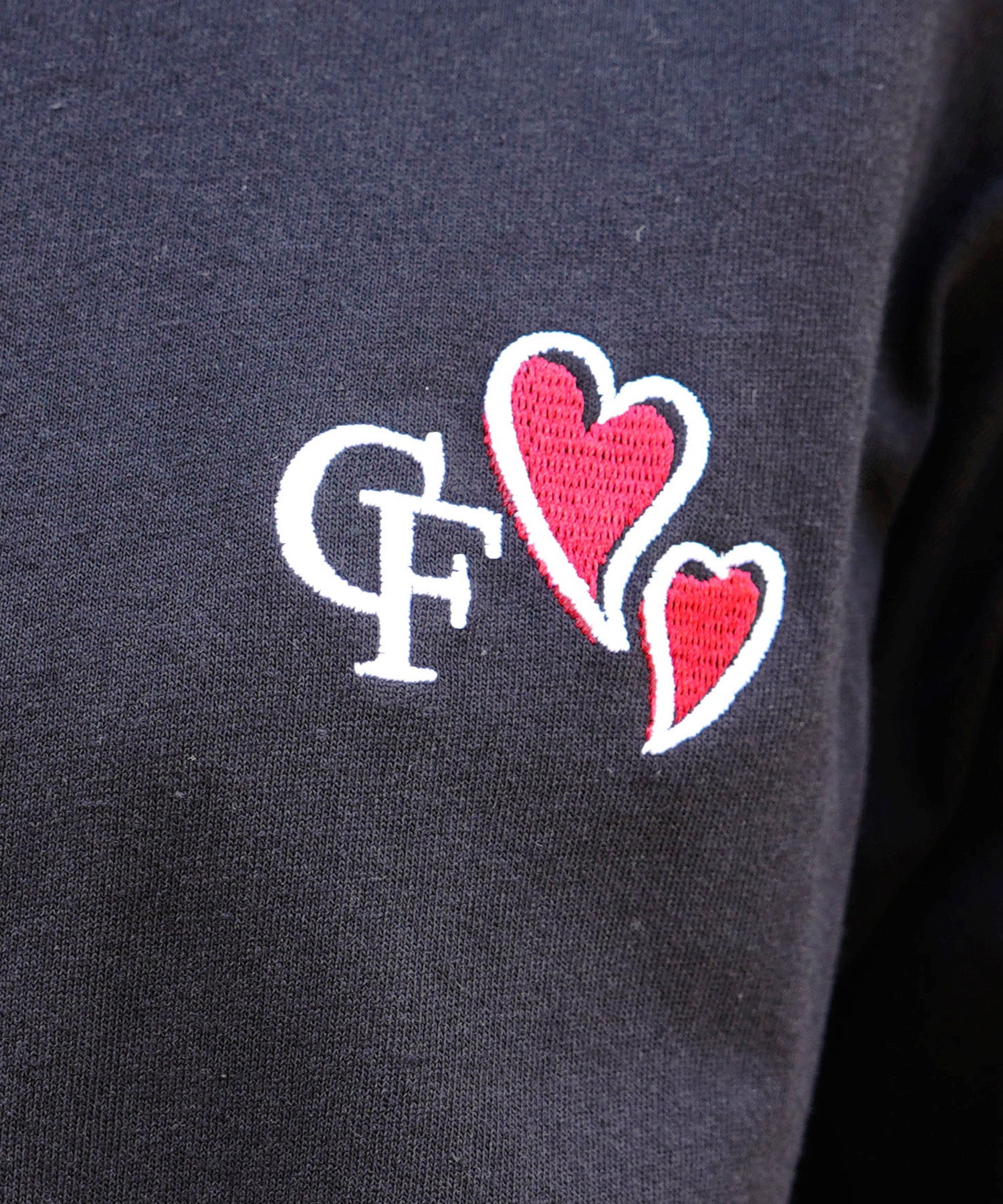 25SS ハートワンポイント刺繍 半袖Tシャツ