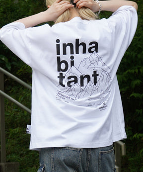 25SS【INHABITANT】ビッグシルエット バックプリント半袖Tシャツ