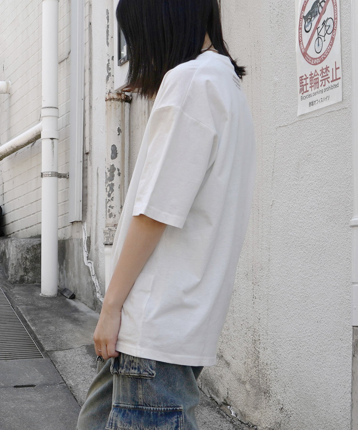 25SS ハートワンポイント刺繍 半袖Tシャツ