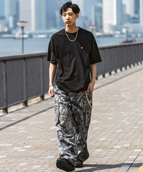 25SS【Labordi / ラボード】ツリーカモ柄 リアルツリー オーバーサイズ ミリタリーワイドカーゴパンツ