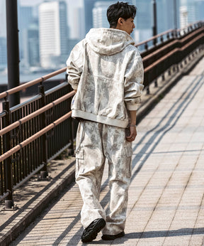 25SS【Labordi / ラボード】ツリーカモ柄 リアルツリー オーバーサイズ ミリタリーワイドカーゴパンツ