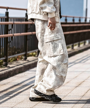 25SS【Labordi / ラボード】ツリーカモ柄 リアルツリー オーバーサイズ ミリタリーワイドカーゴパンツ